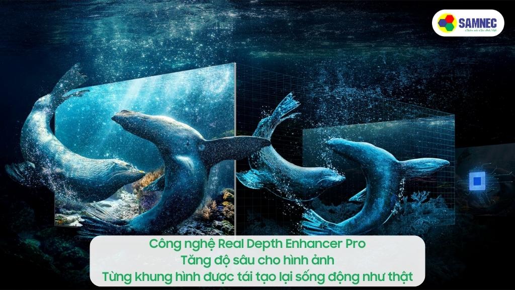 Công nghệ Real Depth Enhancer của Tivi Samsung S95C