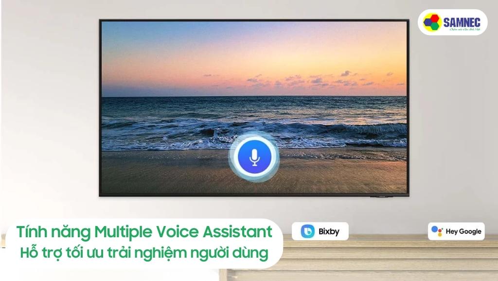 Tính năng Multiple Voice Assistants của Tivi Samsung S95B