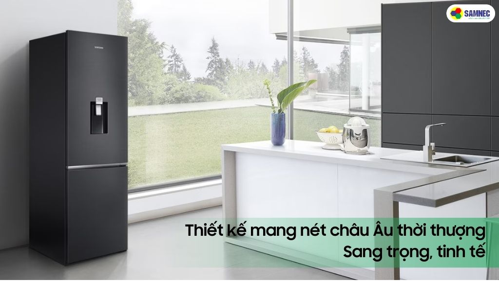Thiết kế của tủ lạnh Samsung Inverter 307 lít RB30N4190BU/SV