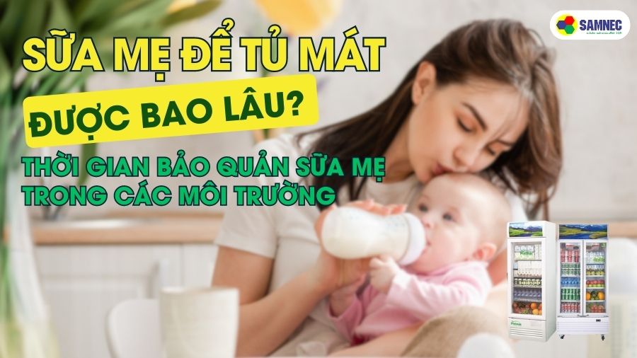 Sữa mẹ để tủ mát được bao lâu? Thời gian bảo quản sữa mẹ trong các môi trường
