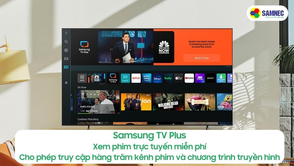 Samsung TV Plus của Tivi Samsung BU8000
