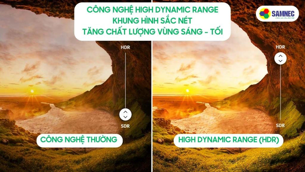 Công nghệ High Dynamic Range của Tivi Samsung BU8000
