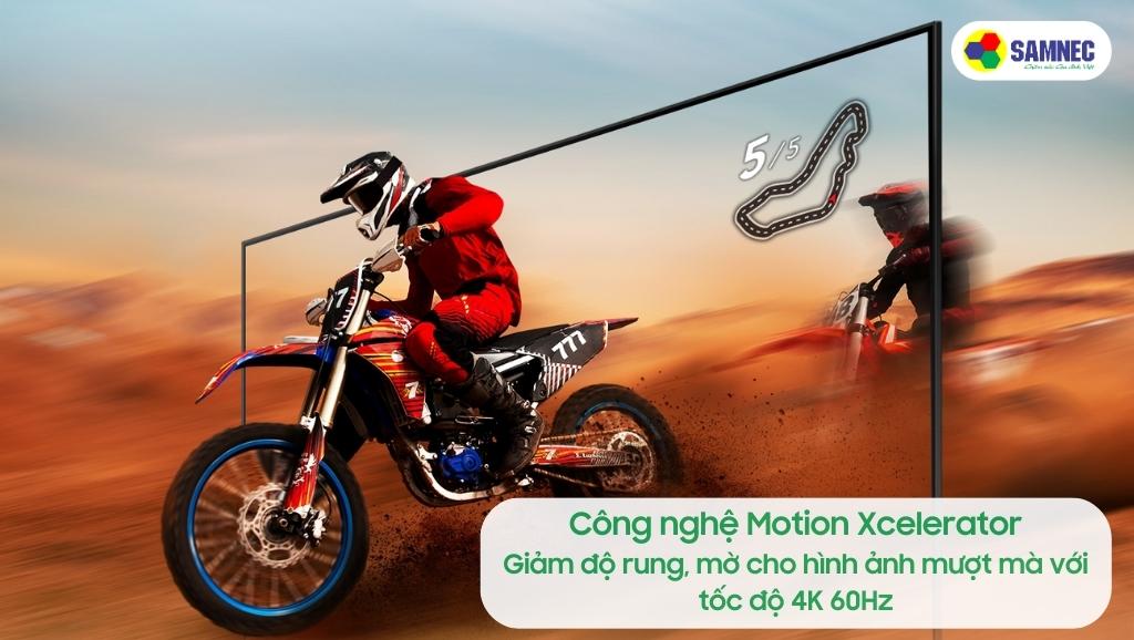 Công nghệ Motion Xcelerator của Tivi Samsung BU8000