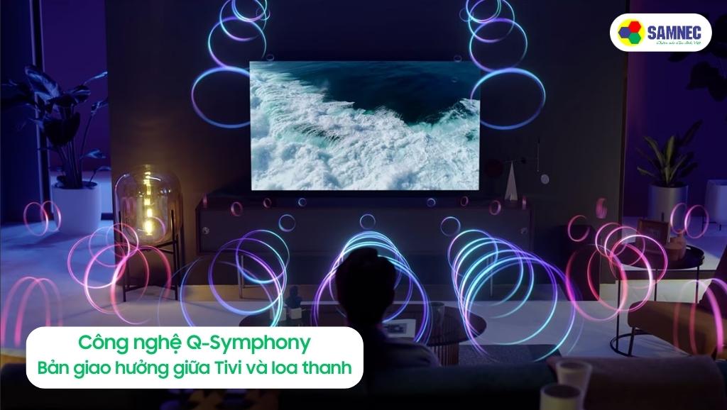 Công nghệ Q-Symphony của Tivi Samsung BU8000