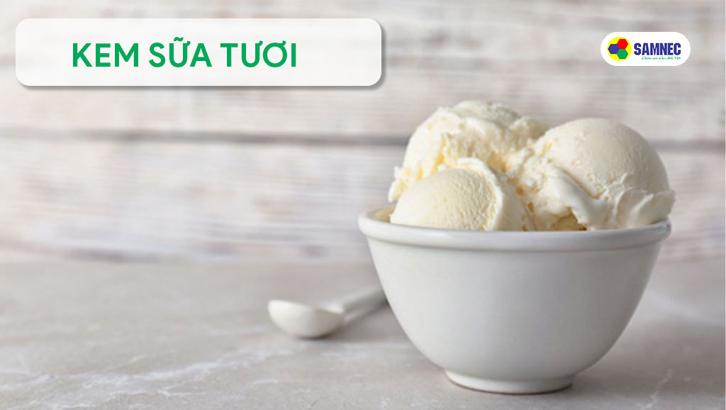 Món kem sữa tươi