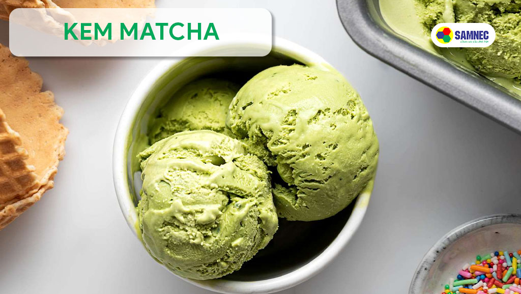 Món kem Matcha