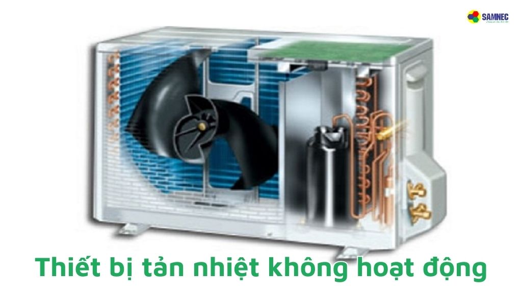 Thiết bị tản nhiệt không hoạt động