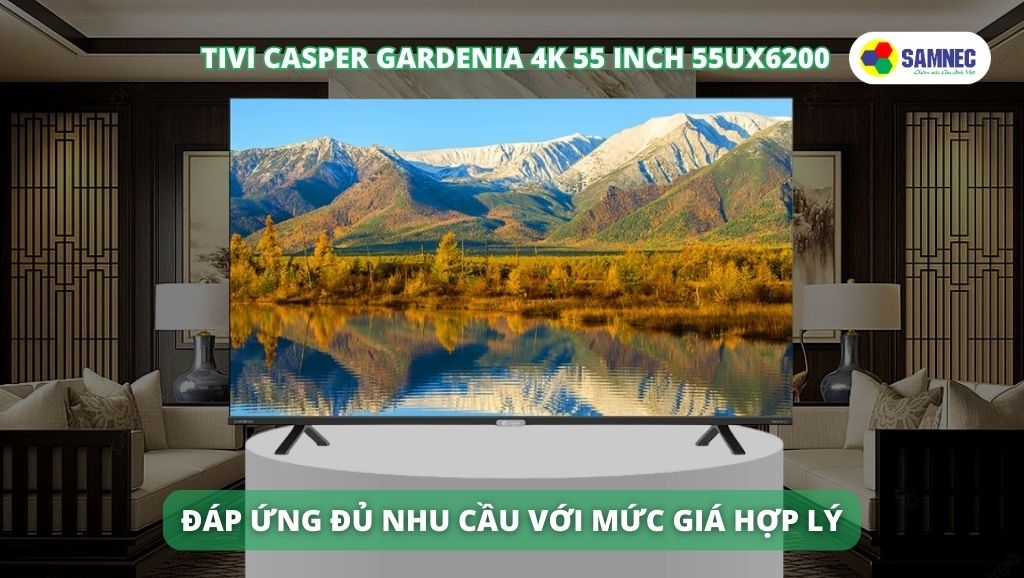 Smart Tivi Casper Gardenia UHD 4K 55 inch 55UX6200