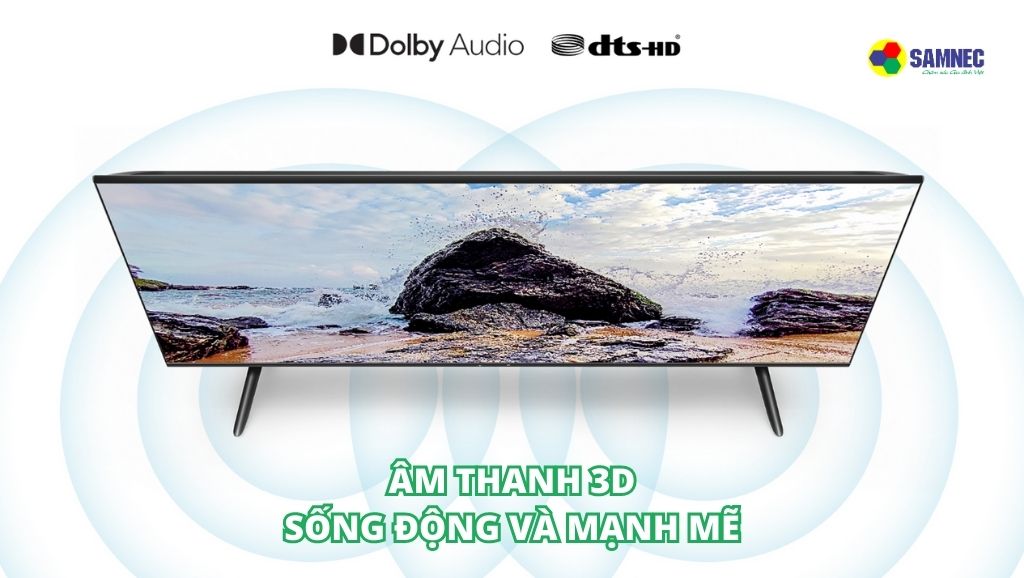 Hiệu suất âm thanh mạnh mẽ trên tivi Xiaomi 55 inch L55M6-6ARG