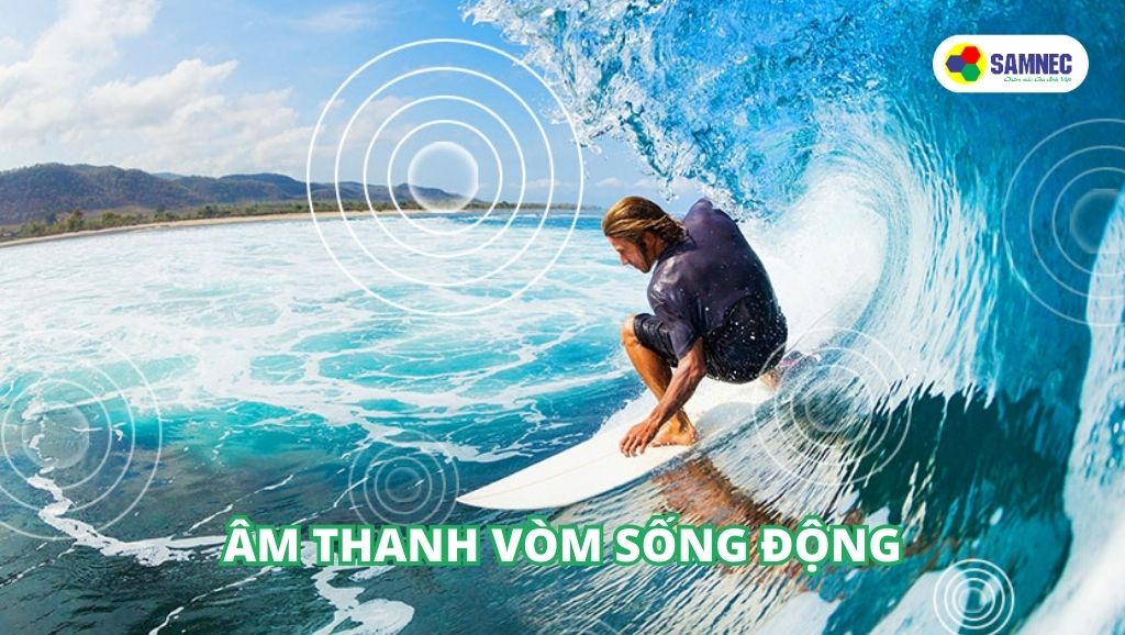 m thanh vòm sống động trên tivi Casper Orchid 4K 55 inch 55UW6000