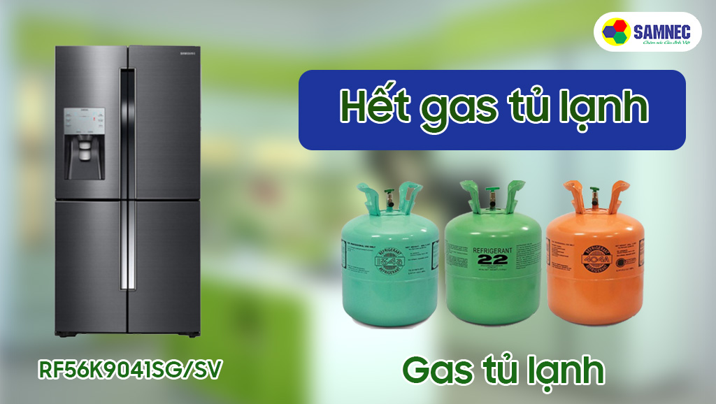 Thiếu hoặc hết gas tủ lạnh