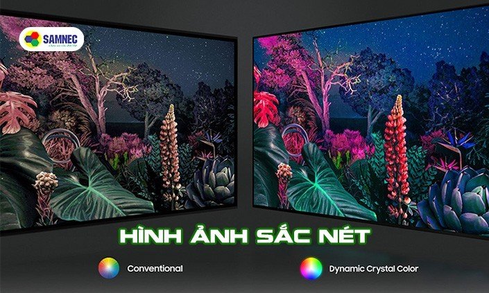 Công nghệ Dynamic Crystal Color trên Tivi Samsung 4K