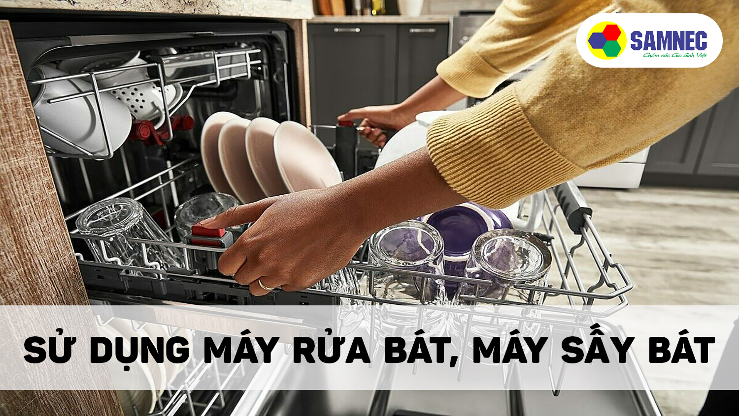 Sử dụng máy rửa bát