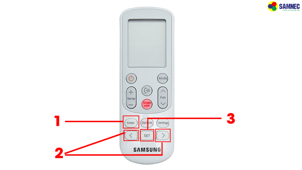 Bước 3: Nhấn "Set" để xác nhận.