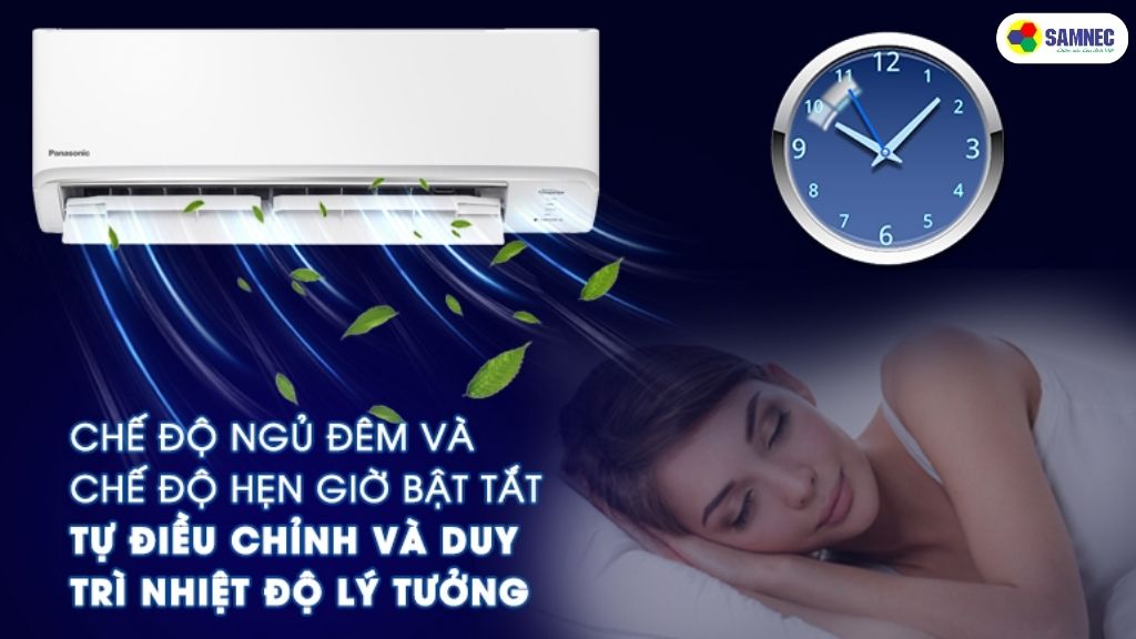 Chế độ sleep trên điều hòa Panasonic