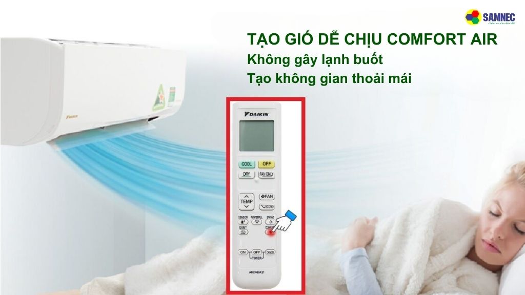 Chế độ vận hành ban đêm trên điều hòa Daikin