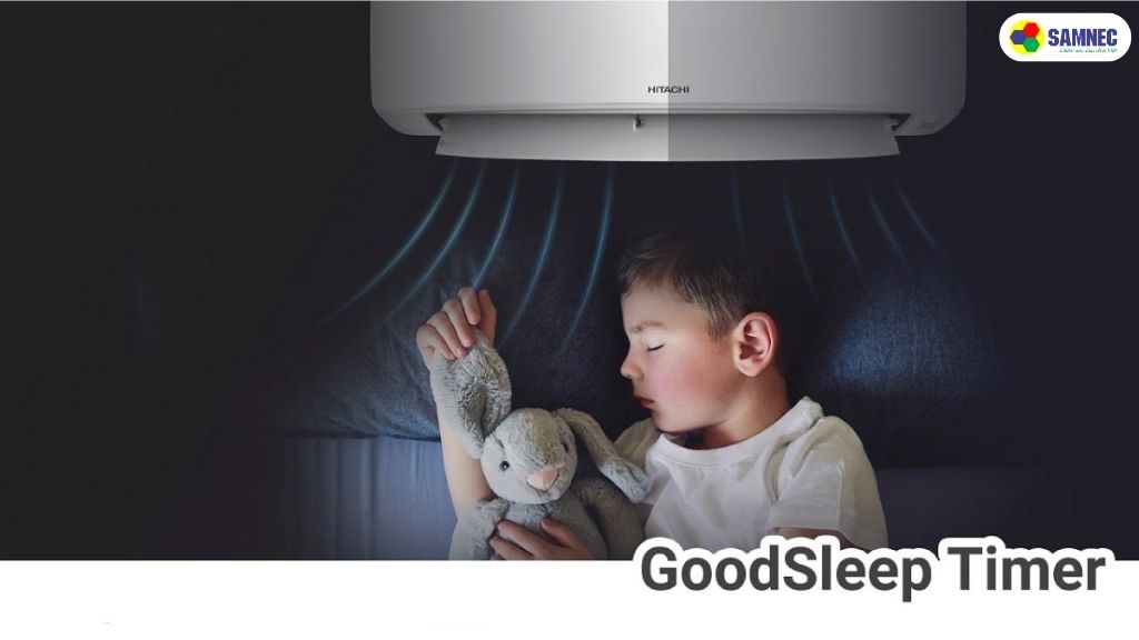 Chế độ Goodsleep Timer trên điều hòa Hitachi