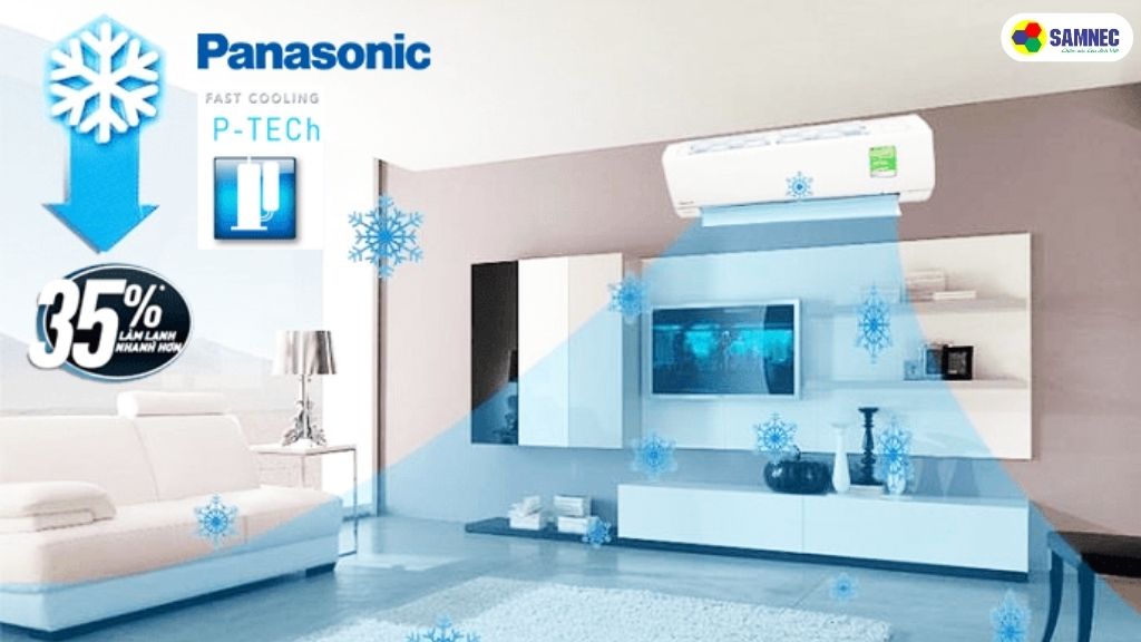Lợi ích công nghệ P-TECh trên điều hòa Panasonic