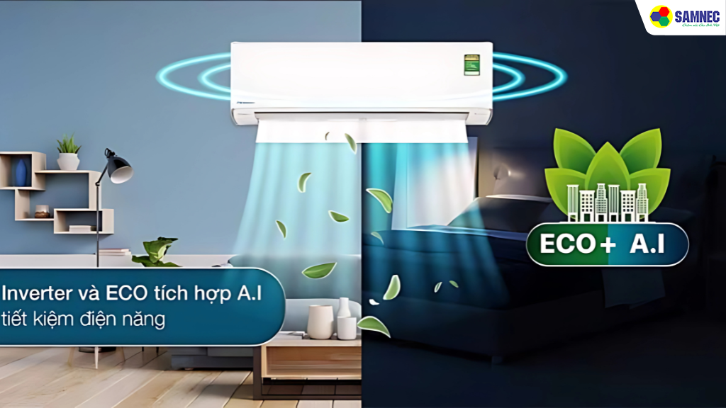 Điều hòa Panasonic CU/CS-PU9AKH-8 ứng dụng AI vào công nghệ làm mát