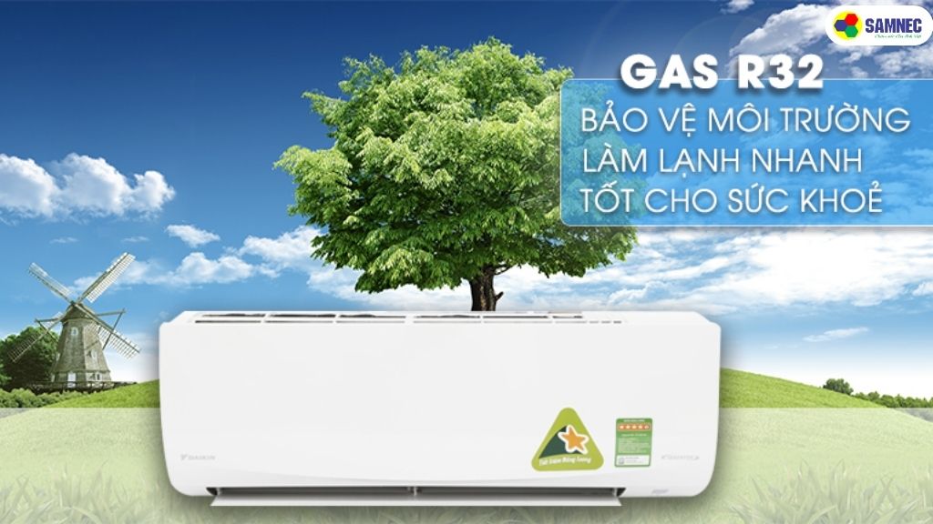 Điều hòa sử dụng gas R32