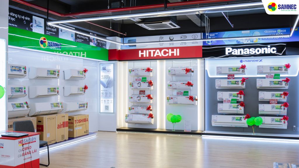 Tại sao nên mua điều hòa tại Hệ thống Điện máy Samnec