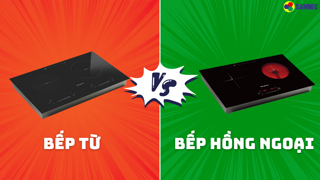 bếp từ và bếp hồng ngoại