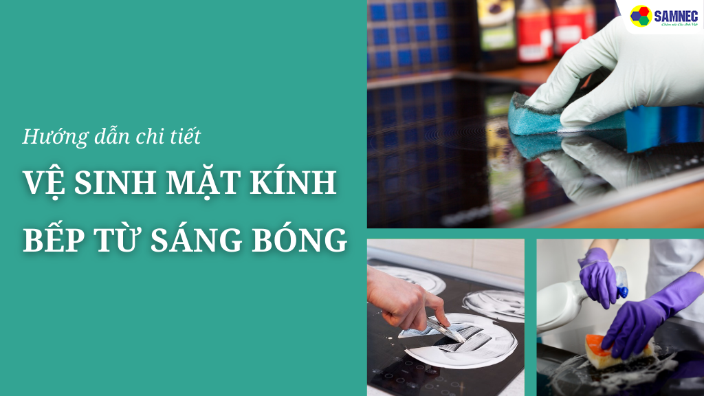cách vệ sinh mặt kính bếp từ