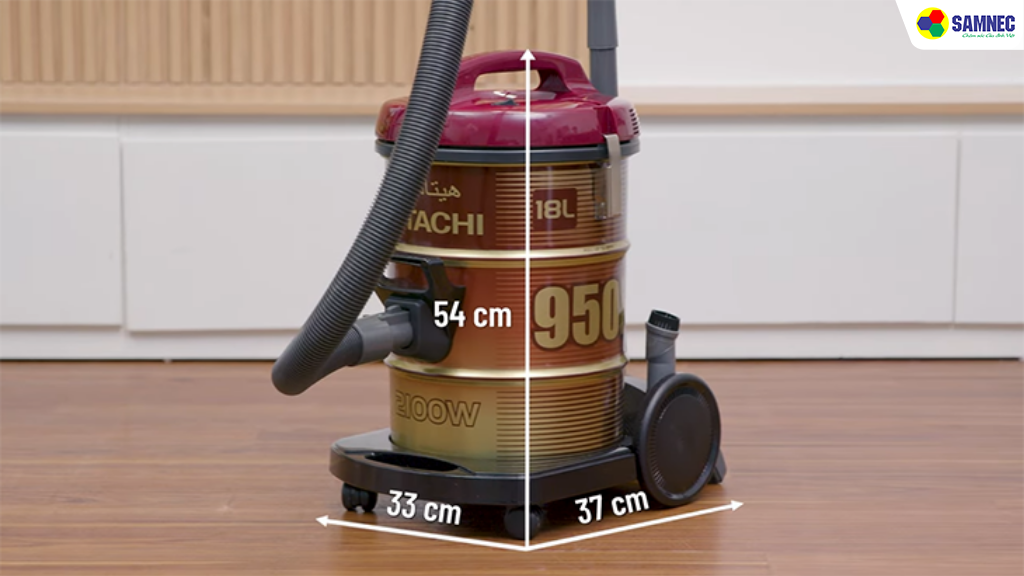 Đánh giá về thiết kế máy hút bụi Hitachi CV-950F WR