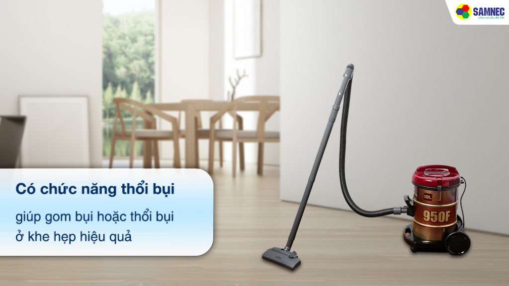 Chức năng thổi bụi tiện dụng