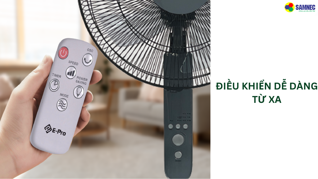 Điều khiển dễ dàng từ xa