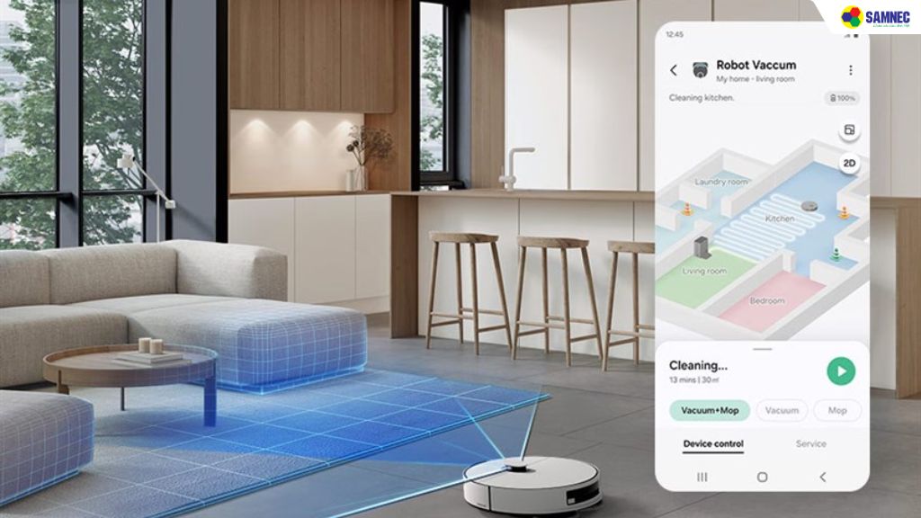 Có nên mua robot hút bụi lau nhà Samsung Bespoke Jet Bot VR7MD96514G/SV