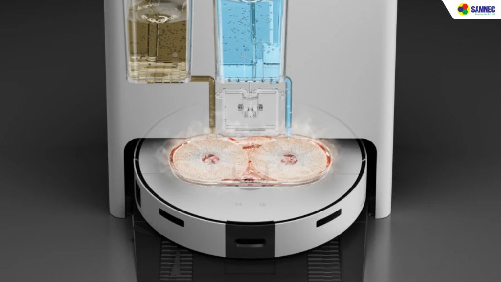 làm sạch và sấy khô