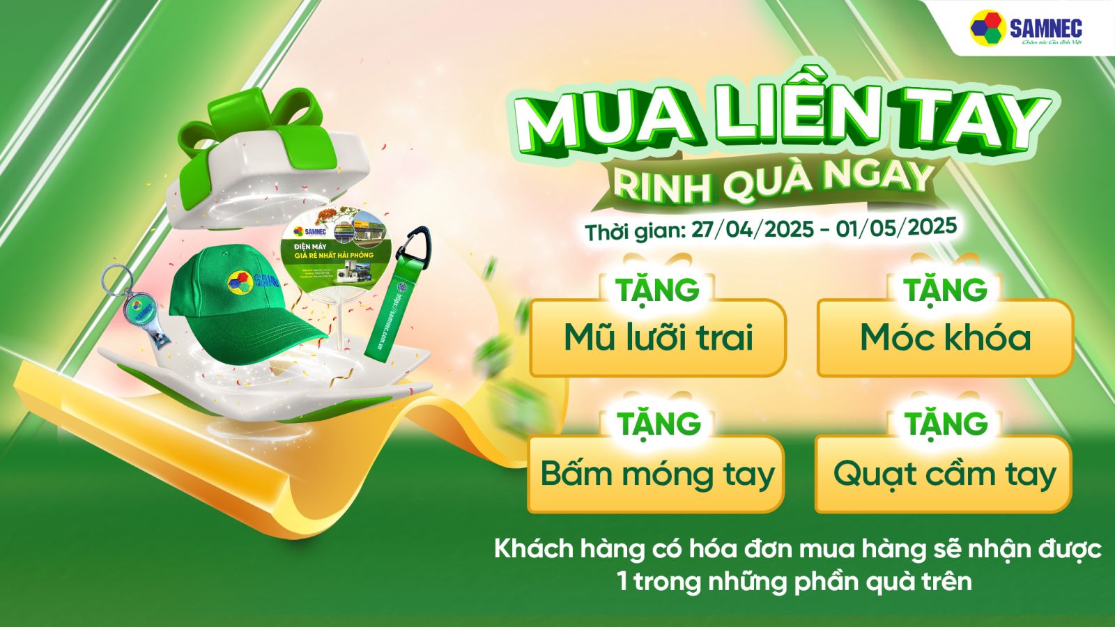 Mua liền tay - Rinh quà ngay