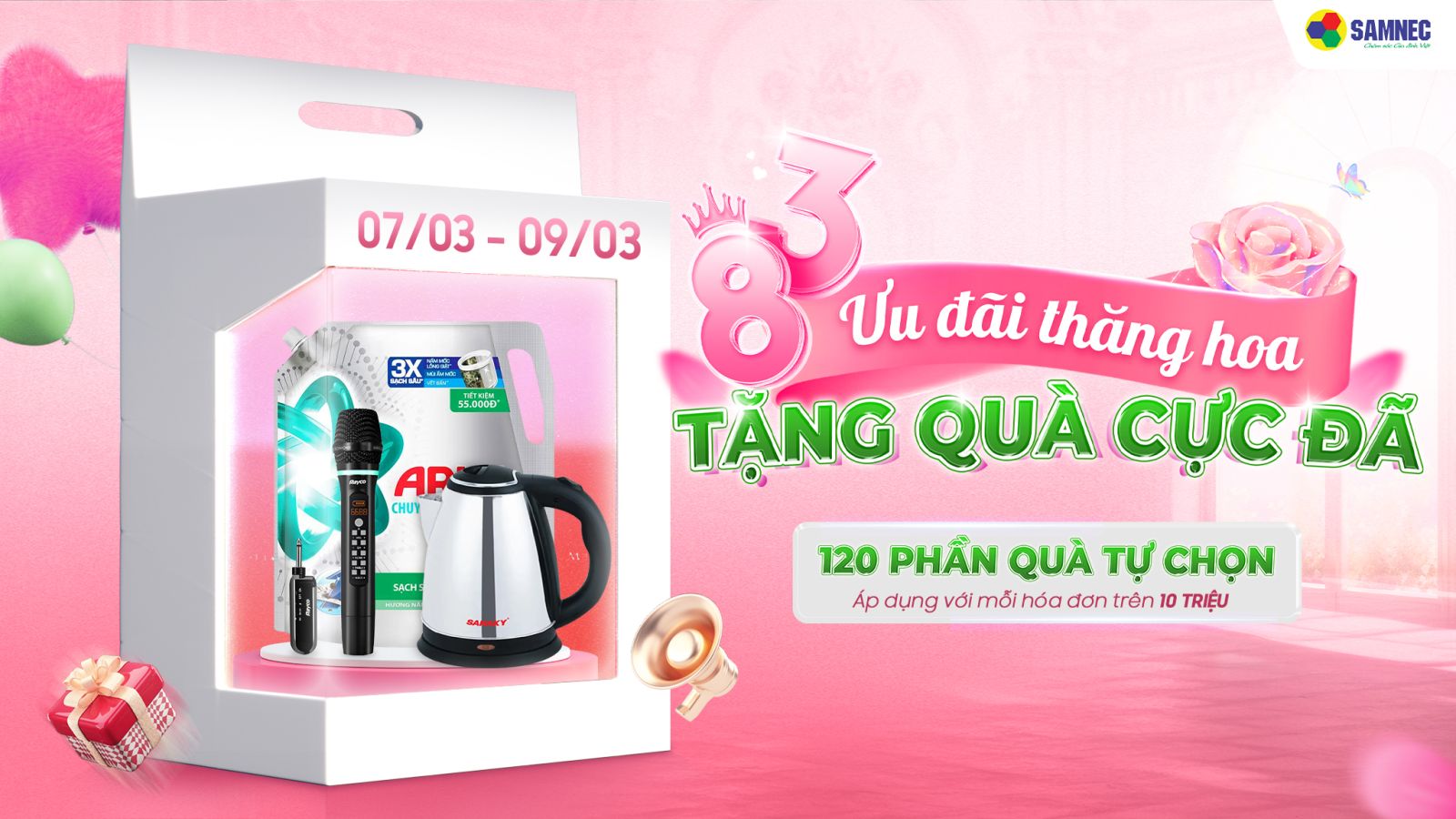 Ưu đãi thăng hoa – Tặng quà cực đã