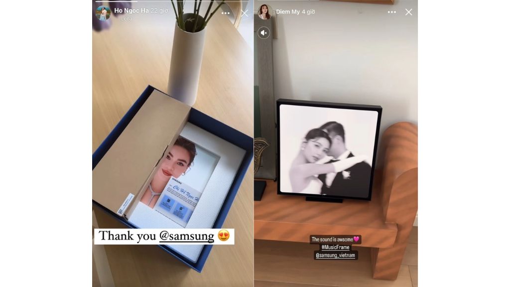 Loa khung tranh Samsung Frame khiến sao Việt thích thú gây sốt mạng xã hội