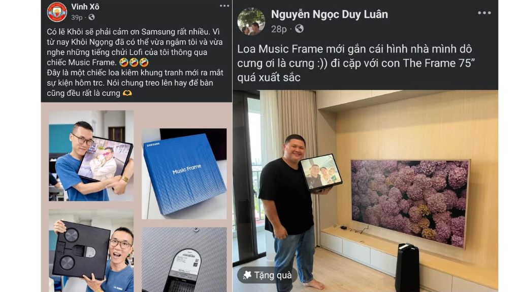 Các tech reviewer hàng đầu tranh thủ “flex” món quà đặc biệt theo cách khác nhau.