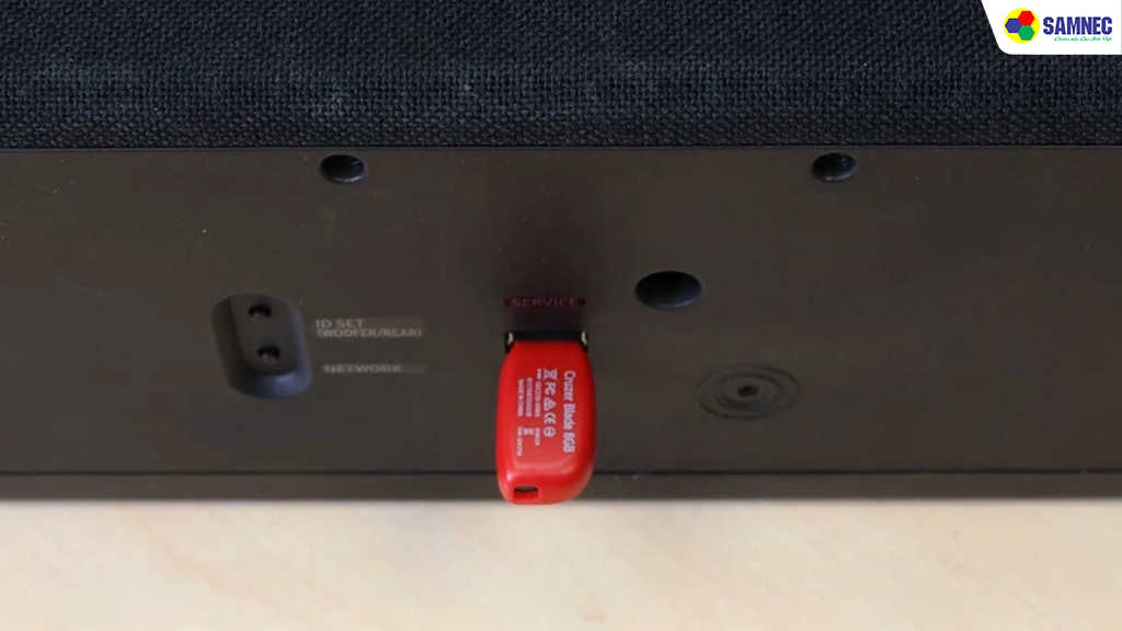 Reset bằng update phần mềm bằng cổng USB