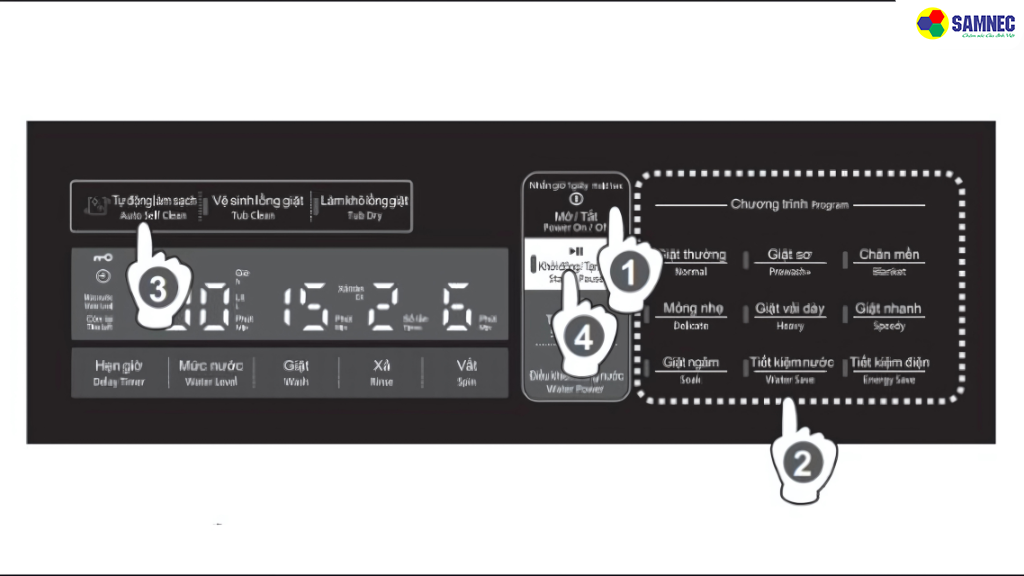 Chức năng "Tự động làm sạch"