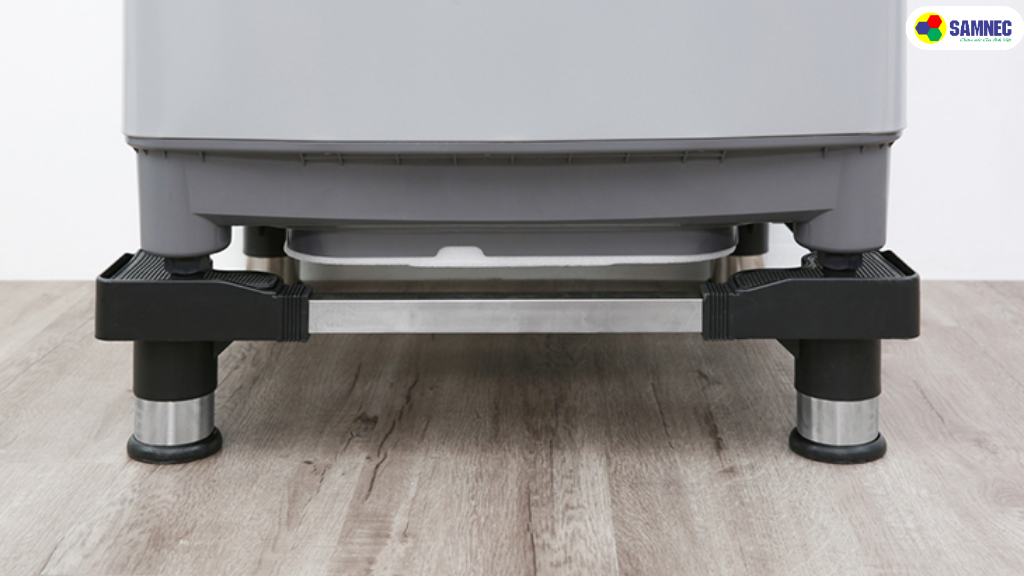 Cố định chân máy giặt