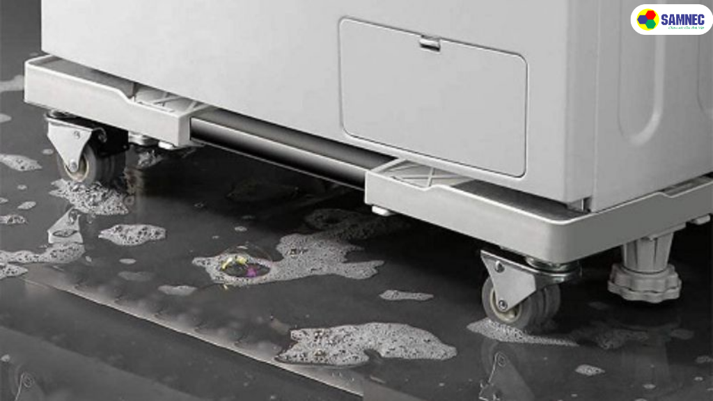 Ngăn máy giặt tiếp xúc trực tiếp với nước