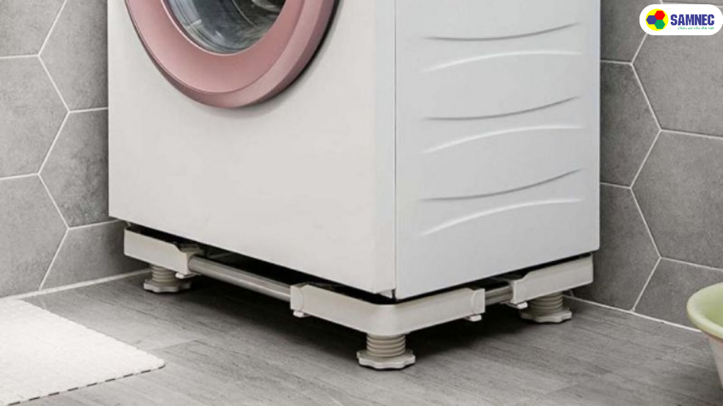 Chọn chân đế theo kích cỡ và khối lượng của máy giặt