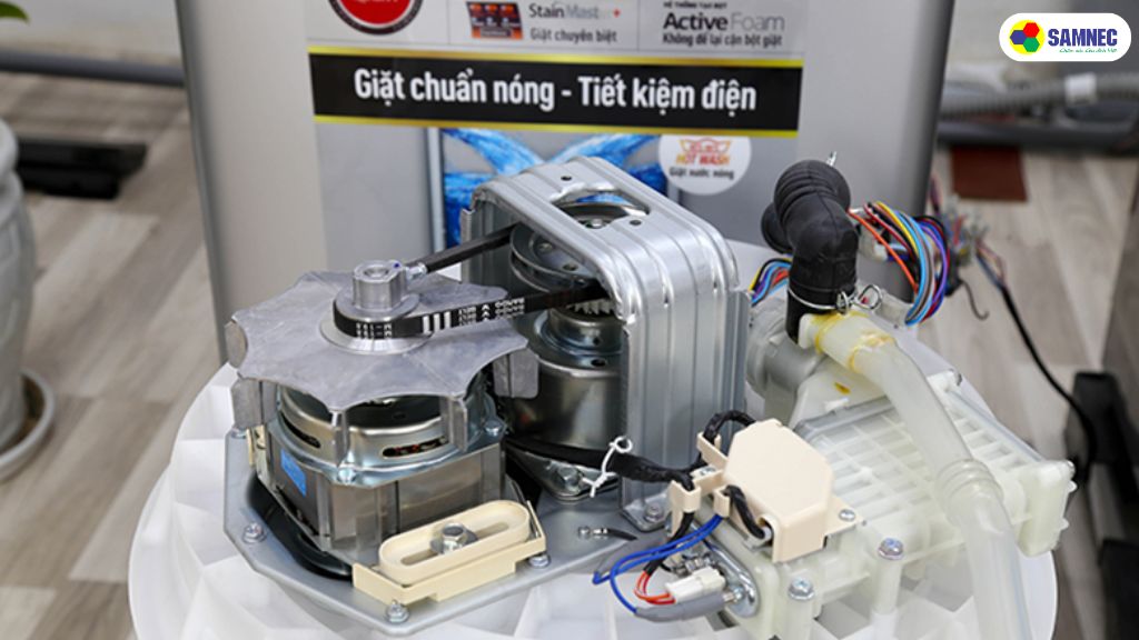 Động cơ máy giặt bị hỏng