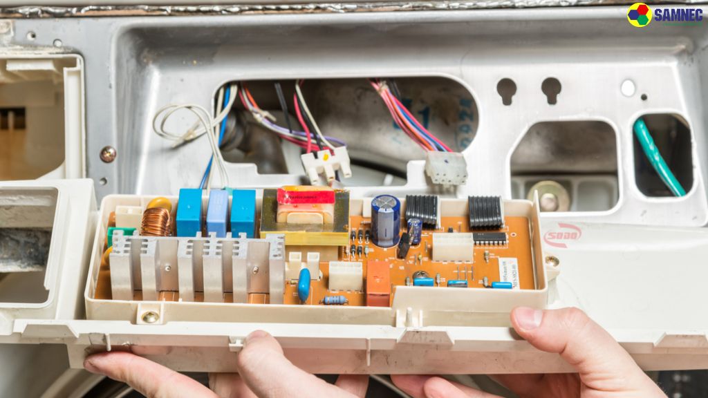 Nguyên nhân máy giặt Samsung báo lỗi LE1