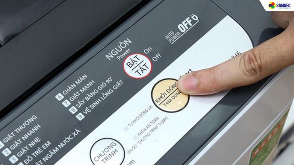 Cách reset máy giặt bình thường