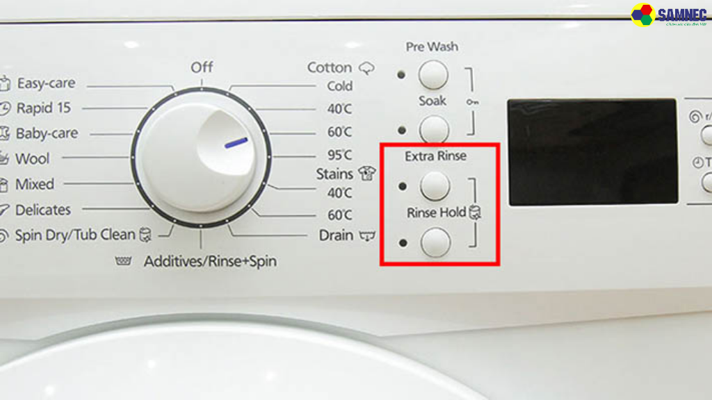 Các chế độ Rinse trong máy giặt
