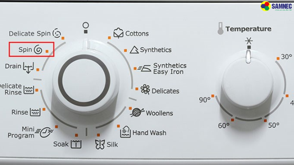 Spin trong máy giặt là gì?