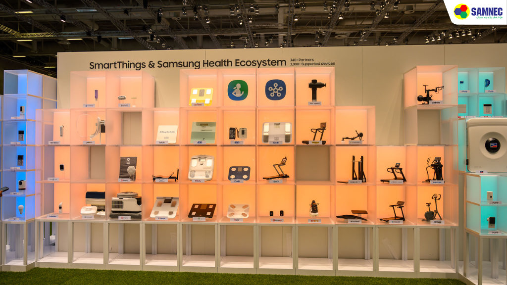 Kết nối và thông minh thông qua qua SmartThings