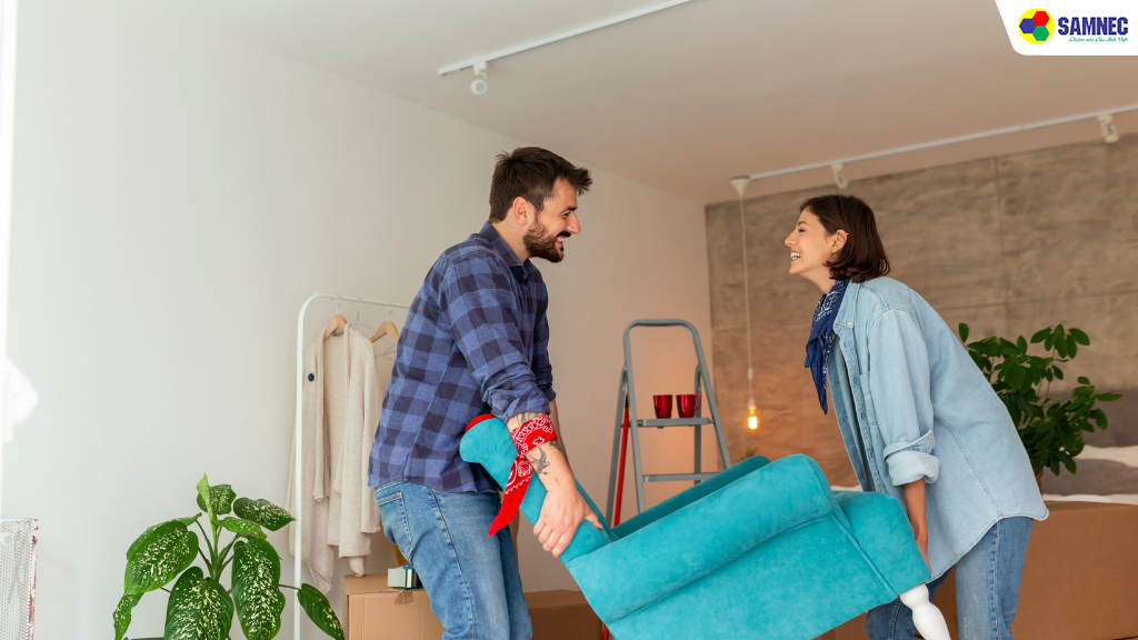 Sắp xếp lại nội thất hợp lý