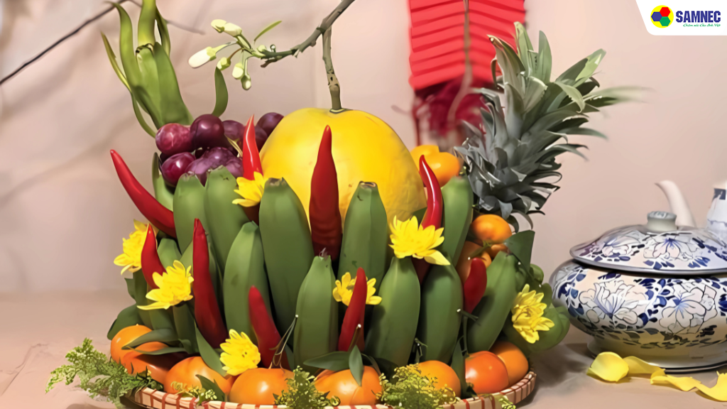 Mâm ngũ quả miền Bắc