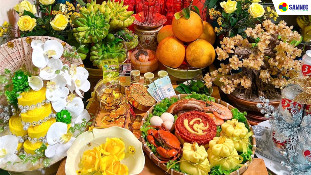 chuẩn bị lễ cúng Thần Tài